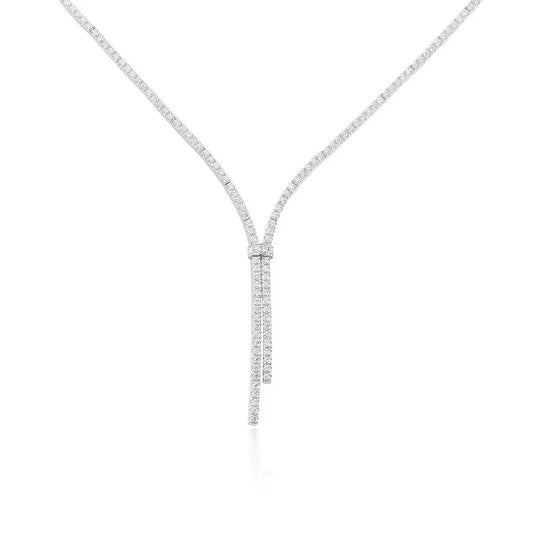 Collier Elen Or Blanc Diamant