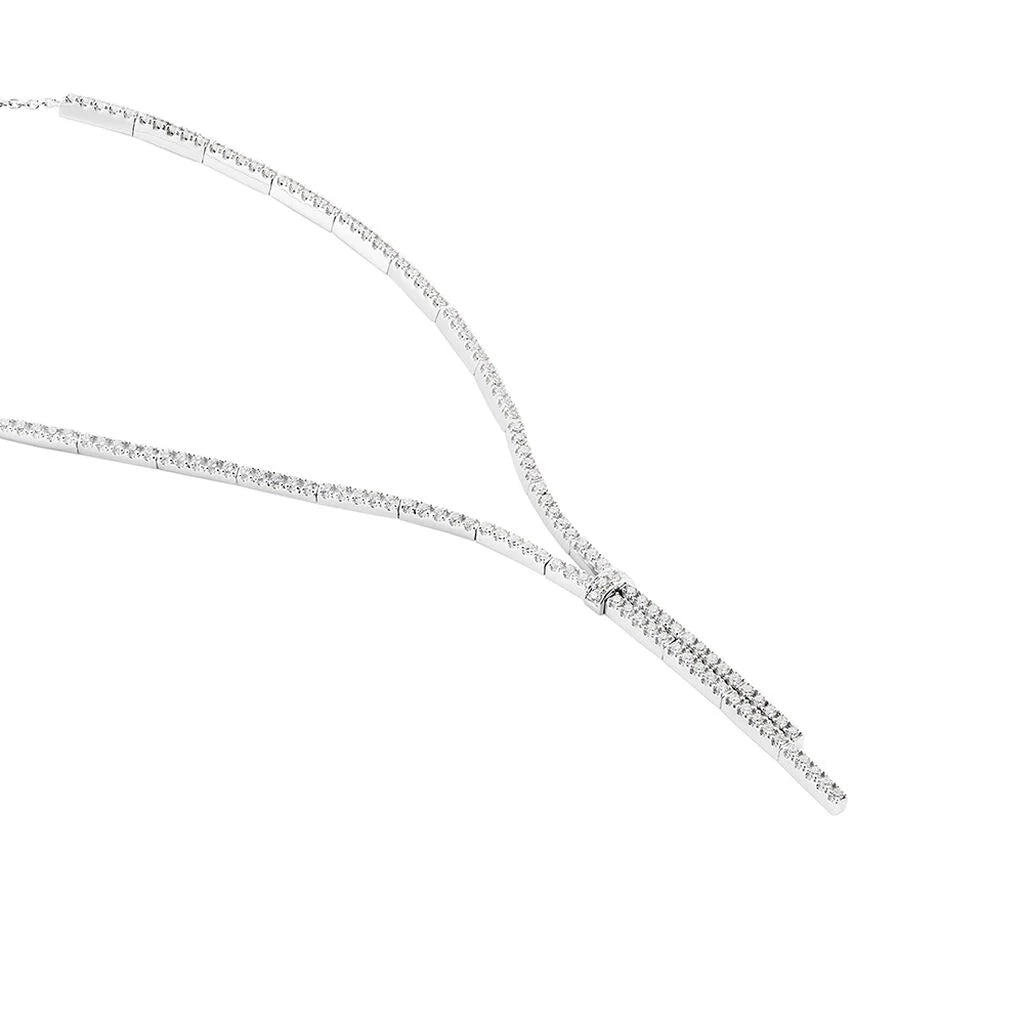 Collier Elen Or Blanc Diamant