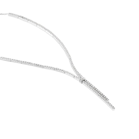 Collier Elen Or Blanc Diamant