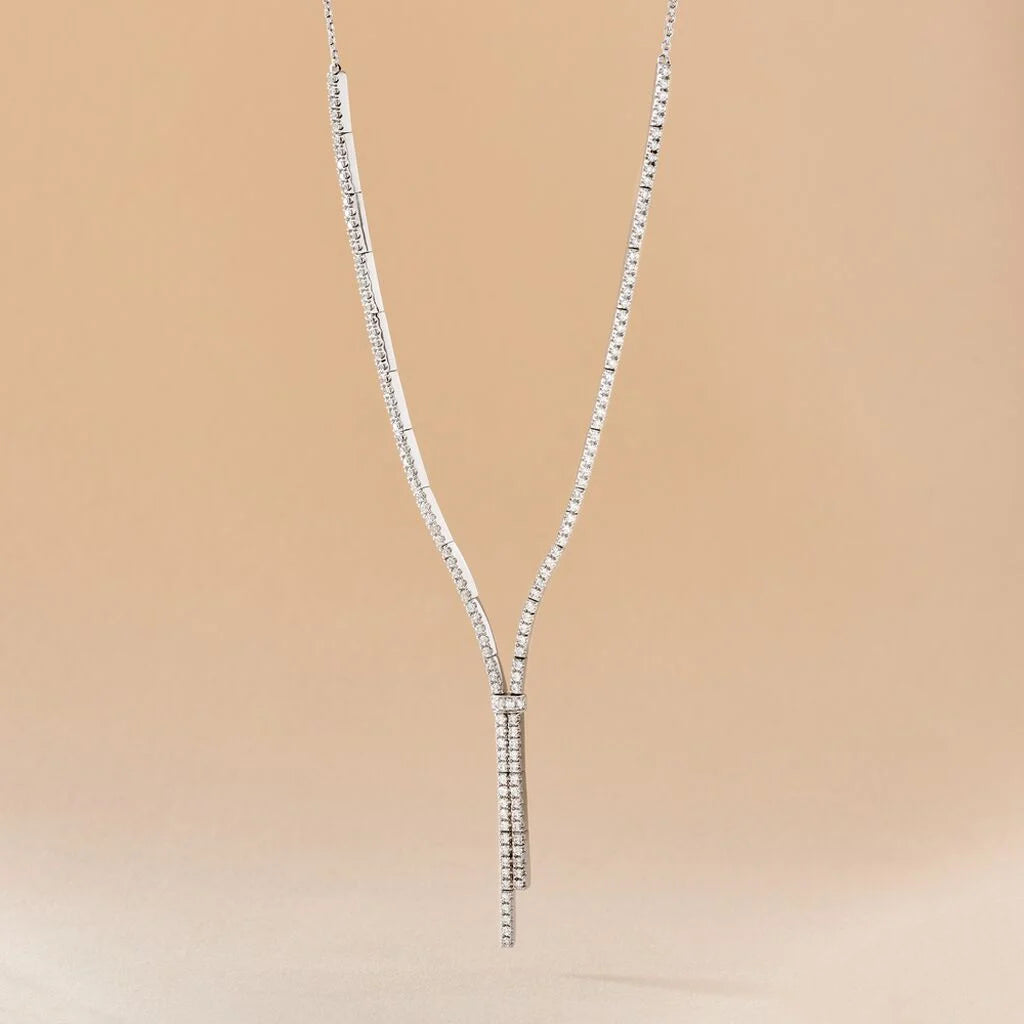 Collier Elen Or Blanc Diamant