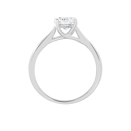 Bague Solitaire Lea Or Blanc Diamant
