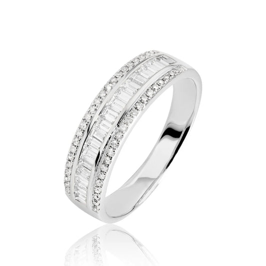 Bague Chloe Or Blanc Diamant