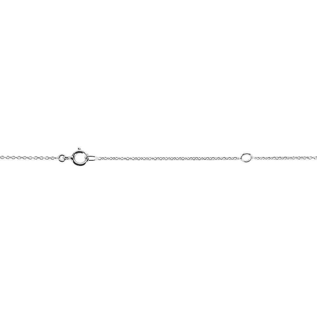 Collier Stéphanie Or Blanc Diamant