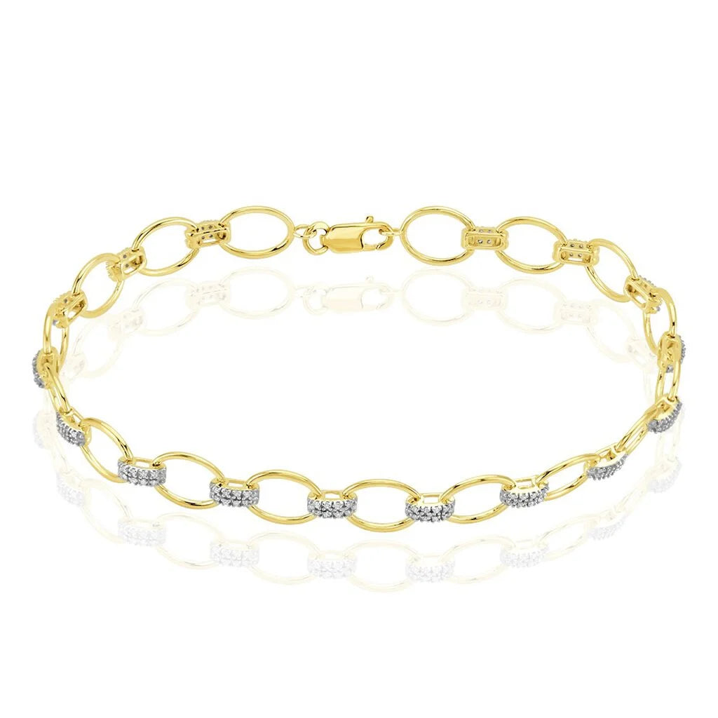 Bracelet Or Jaune Kelly Diamants