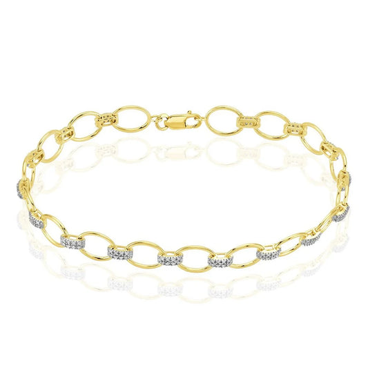 Bracelet Or Jaune Kelly Diamants